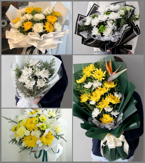 上海青浦区香花桥街道新姚村白事花束代送